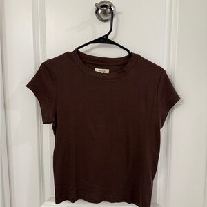 Madewell brown tee